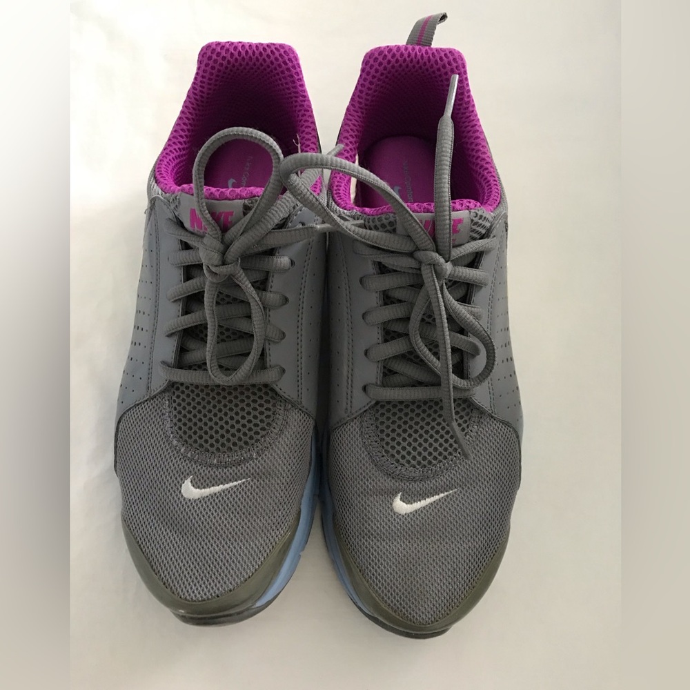 Nike Womens Training Athletic Running Shoes Size 7 454445-015 Grey Blue Purple